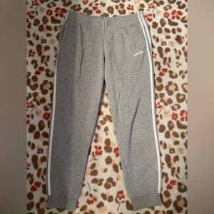 Adidas Men's Heather Gray Joggers